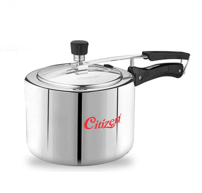 Citizen Smart TRI PLY Stainless Steel Inner Lid Pressure Cooker (ISI Certified, Induction and Gas Compatible)